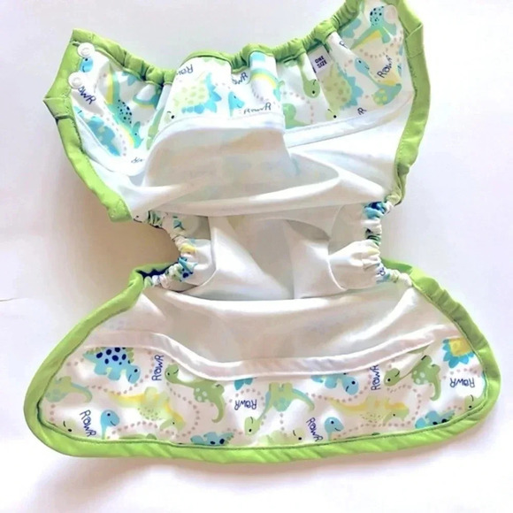 Tiny Tots Dinosaur Diaper Cover One Size - Picture 5 of 7